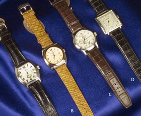 Catalog photo of fine watches. click here to see the photogrphy portfolio page